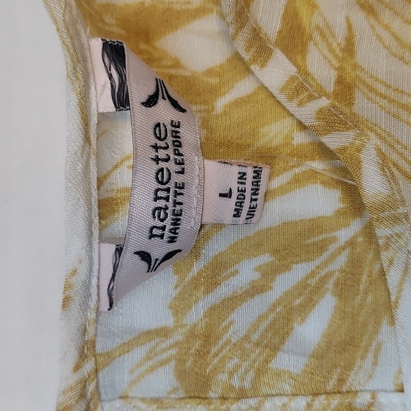 Nanette Lepore Printed Sleeveless Top Size L - Picture 6 of 8